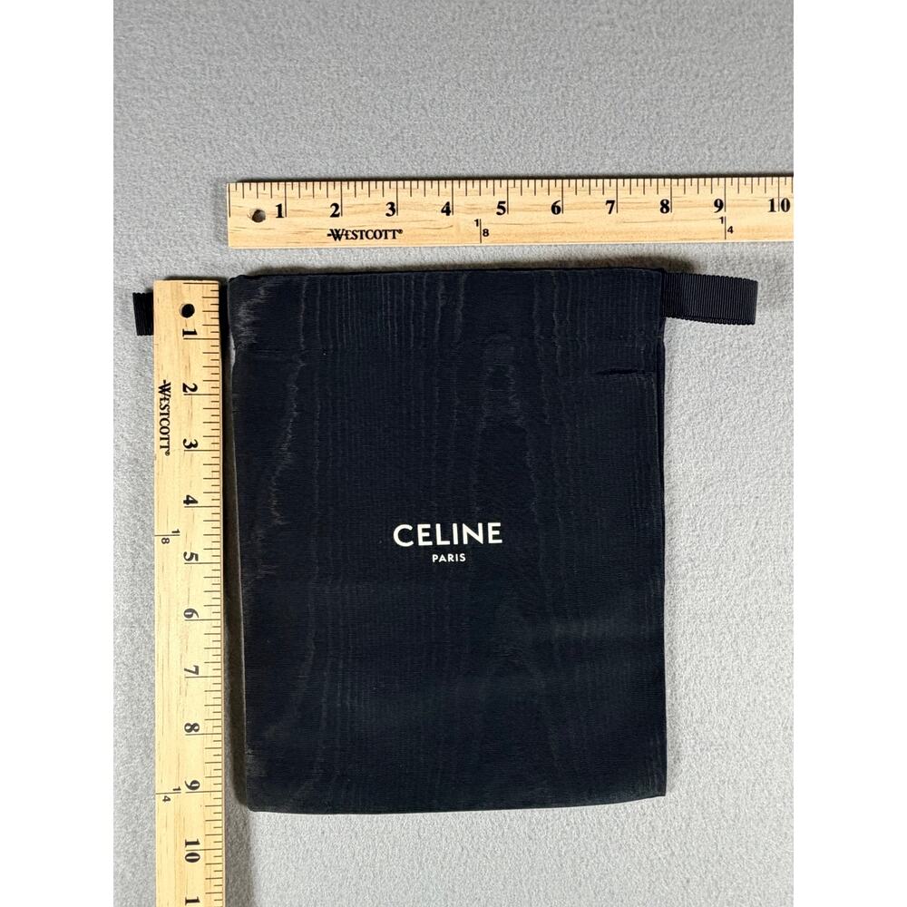 Authentic Celine Paris Black Drawstring Dust Bag Small 534 - Picture 2 of 4